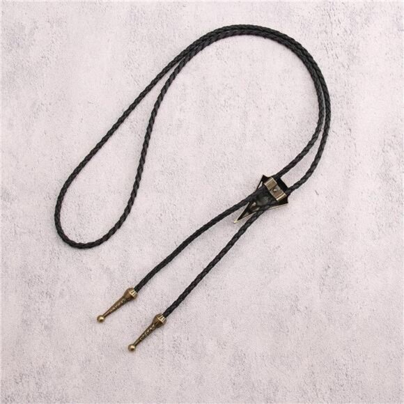 Western Cowboy Bolo Tie for Men 07 - Picture 3 of 6